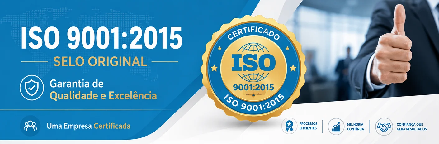 Selo de Qualidade e Certificação ISO 9001:2015
